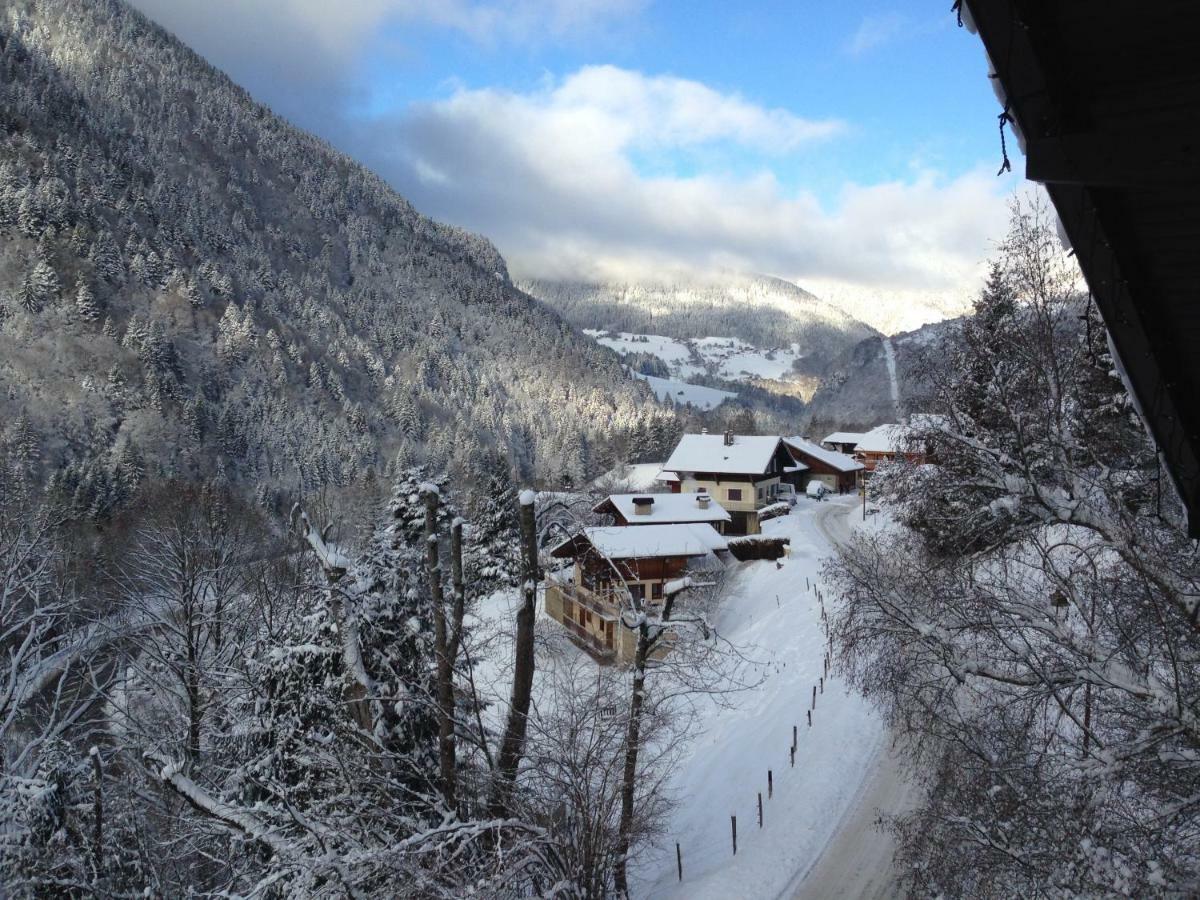 Chalet La Grande Vue Saint-Jean-dʼAulps Extérieur photo